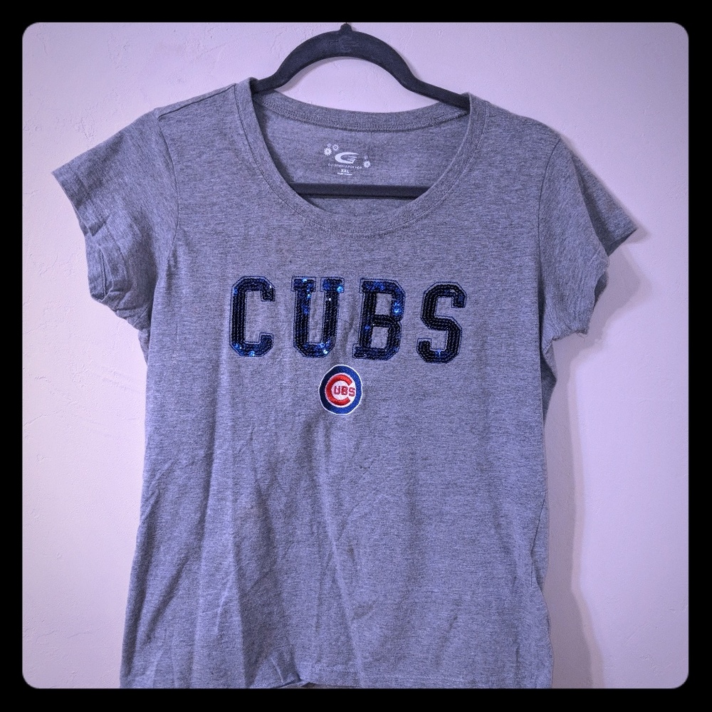 G-lil sports for her CUBS